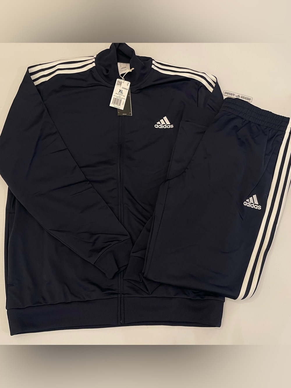 adidas Primegreen Essentials 3-Stripes Tracksuit Men's Legend Ink